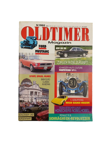 Oldtimer magazin von 1992 - oldtimer, 9