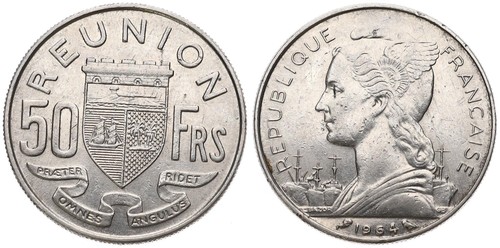 Réunion reunion 50 - réunion, francs