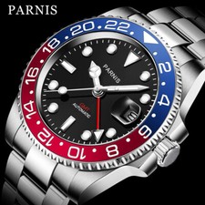 Saphirglas 40mm PARNIS Herren