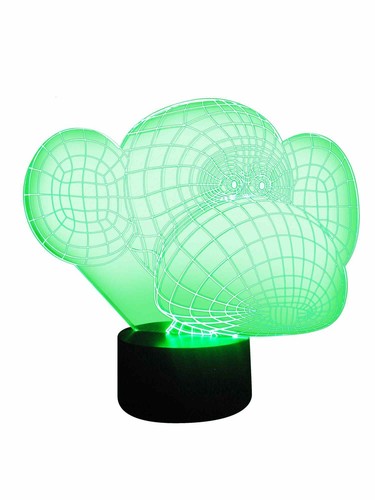 Led lampe kinder - 3d, tischlampe