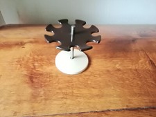 MAUL Vintage 8er Stempelkarussell Stempelhalter Stempel Ständer beige braun 80er