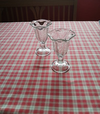 Eisbecher Glas 2 Stück Dessertschalen Pudding Obstschalen Nachtisch Cocktail