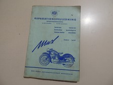 NSU Max  Reparations vejledning vägledning  Werkstatthandbuch 05.1956