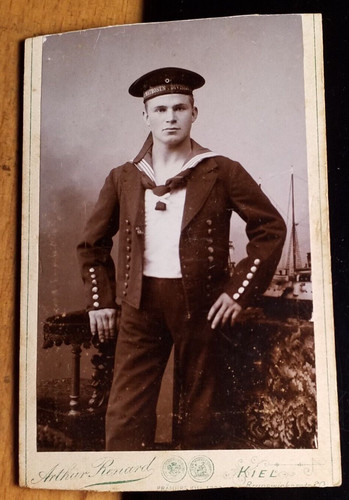 Matrose uniform mit mütze - matrose,