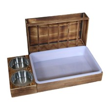 3 in 1 Kaninchen Heu Feeder