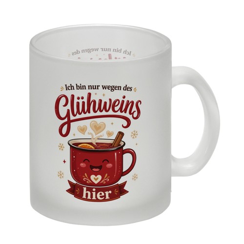 Glas tasse glühwein - glühwein,