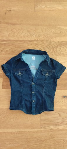 Cropped denim bluse bdg - denim,