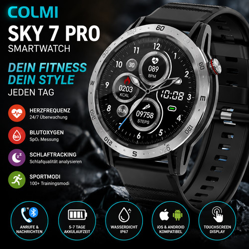 Colmi sky pro smartwatch - 7,