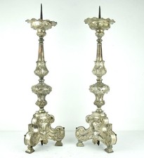 2 Metallleuchter