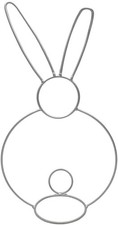 ProfiPVC Metall Osterhase 58