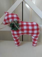 Dala Pferd Tilda Scandi Landhaus Hygge Weihnachten   Neu !