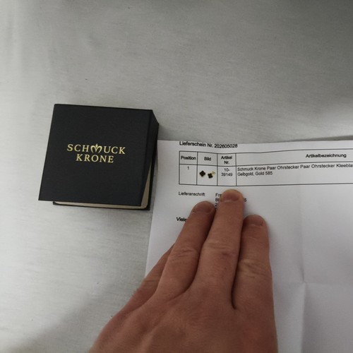 Paar ohrstecker kleeblatt - paar,