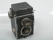 Rolleiflex I Nr. 22827 Zeiss Tessar 4,5/7,5cm noch m. angegossenem Tragr.-Halter