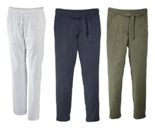 Damen Leinen Hose Leinenhose
