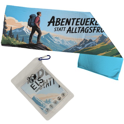 Wanderer mit berglandschaft - mit,