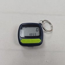 Digitaler Schrittzähler mit Uhr – Pedometer mit Clip & Schlüsselring – gebraucht