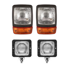 4Pcs Jcb Baggerlader Frontscheinwerfer & Arbeit Licht Montage 3C 3CX 3D 3DX 4C