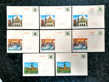 DDR 1990    12x Ganzsachen- Bildpostkarten