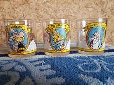 Sammelgläser von Nutella mit Motiven aus der Asterix-Reihe 3 Gläser