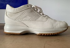 Original HOGAN Turnschuhe/Sneakers, Gr. 39, weißes Leder