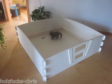 Wurfkiste Stecksystem Holz Welpenbox 148x148 Welpe Wurfbox Schlafplatz Hund Katz