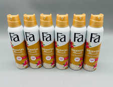 Fa Oriental Moments Deodorant & Bodyspray Wüstenrose & Sandelholz 6x 150ml NEU