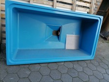 Hältungsbecken GFK, blau, guter Zustand