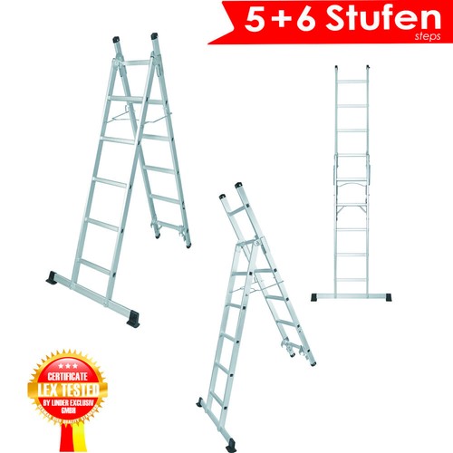 Mehrzweckleiter 3in1 mit - 5, +