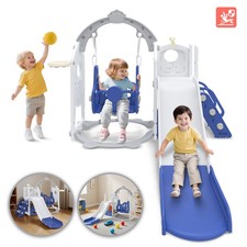 6 in 1 Kinderrutsche Schaukel