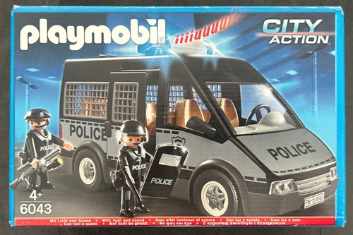 Playmobil 6043 polizei bus - playmobil,