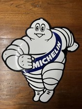 Michelin Bibendum Emailschild Repro