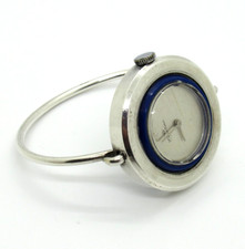 TOP DESIGNER CRISTINE Armbanduhr 800 Silber 70 Modernist Luxury massiv Ø 36 mm