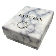 Ring Gedreht Perlen Sterling Silber 925 geflochten Damen Geschenk Gold Silber