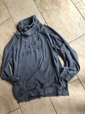 hoodie Oxbow 3xl Grau baumwolle Vintage Look Stehkragen ??