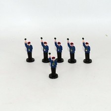 Konvolut Antike Eisenbahn Massefiguren Schaffner  1940 - 1950 Spur TT -H0 (790)