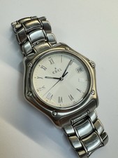 Ebel Wave 1911 Uhr Swiss Made Edelstahl Quarz Referenz 9187916   36mm