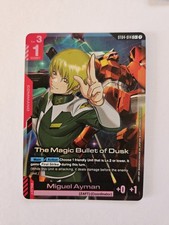 GUNDAM Card Game The Magic Bullet of Dusk ST04-014 C+ Gundam TCG Alt Art