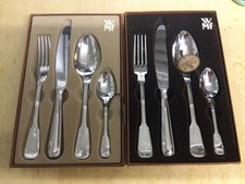 Neu - 2 Personen Besteck WMF Augsburger Faden