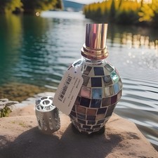 Raumduft Katalytlampe gold Mosaik Pajoma Duftlampe Glas Geschenk Duft Geruch
