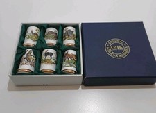 Schnapsbecher Set 6 teilig mit Jagdmotiven Schnapsgläser Horacka Keramika #1