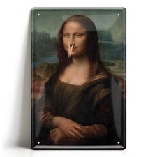 Blechschild 20x30cm Mona Lisa