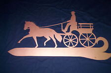 Kupfer Motiv, Kutsche, Wetterfahne, Wetterhahn, Deko, Geschenk, selber bauen