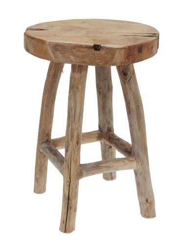 Massivholz teak sitzhocker - massivholz,