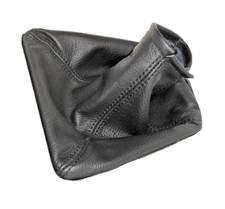 Schwarze Echtleder Schaltknauf