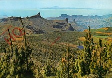 Ansichtskarte: - Gran Canaria, Tejeda, Roque Nubio und Roque Bentaiga