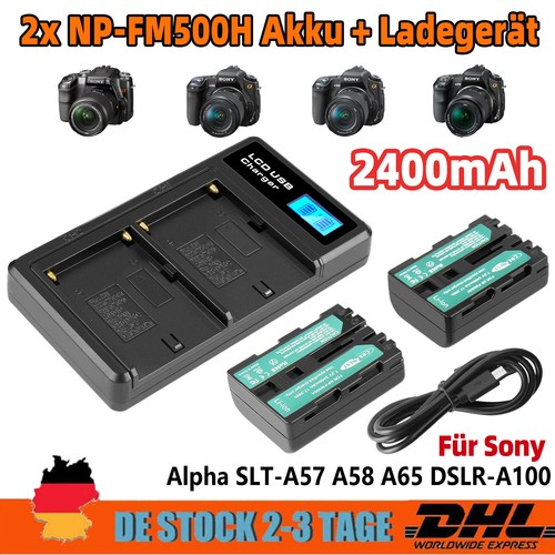 2400mah fm500h akku für - 2x,