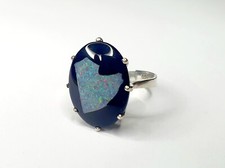 Opal Triplette Vintage Ring