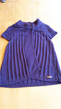 Damen Strick Jacke Weste One Touch Gr. 42 lila pflaume