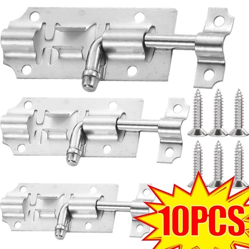 10x edelstahl türriegel - 10x,