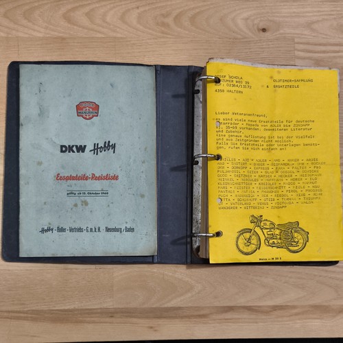 Dkw hobby ersatzteilkatalog - dkw,